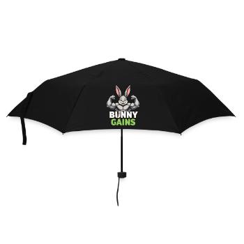 Fitness Bunny Fitness -entraînement Lapin Musculation - Parapluie standard - noir - Devant