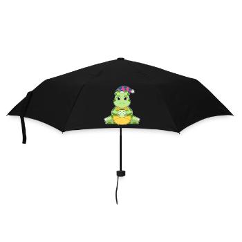 Tasse de café tortue - Parapluie standard - noir - Devant