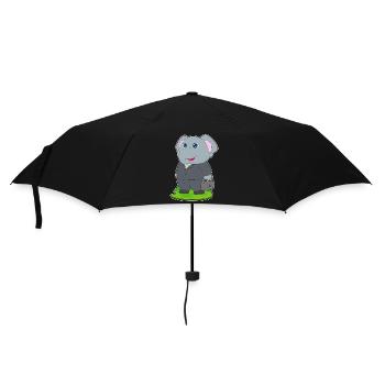 Elephant Handbag - Umbrella (small) - black - Front