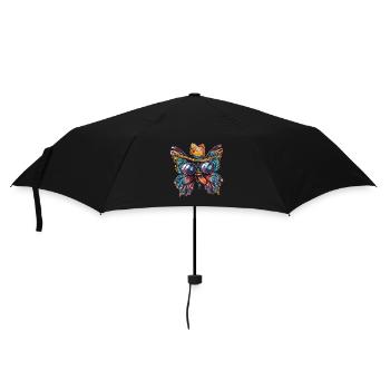 Papillon Drôle Sombrero - Parapluie standard - noir - Devant