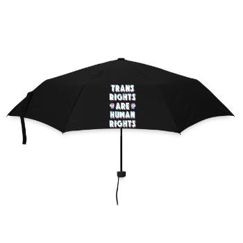 Transgender Trans LGBT Pride - Umbrella (small) - black - Front