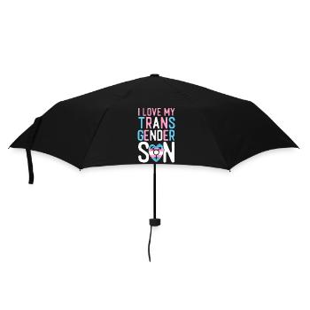 Transgender Trans LGBT Pride - Umbrella (small) - black - Front