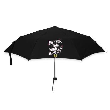 Better Than Your Ex & Next Breakup Single Party - Umbrella (small) - black - Front