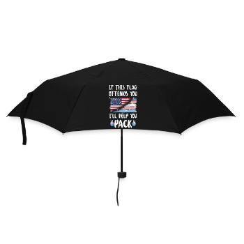 Transgender Trans LGBT Pride - Umbrella (small) - black - Front