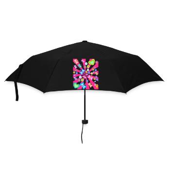 Printemps Eté Enfants Enfant Rétro Vintage Années 80 - Parapluie standard - noir - Devant