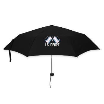 Fierté LGBT transgenre - Parapluie standard - noir - Devant