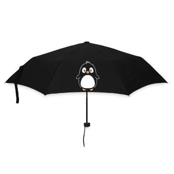 pingouin - Parapluie standard - noir - Devant