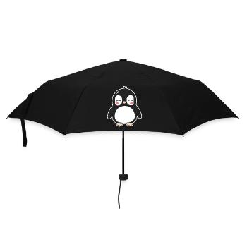 pingouin - Parapluie standard - noir - Devant