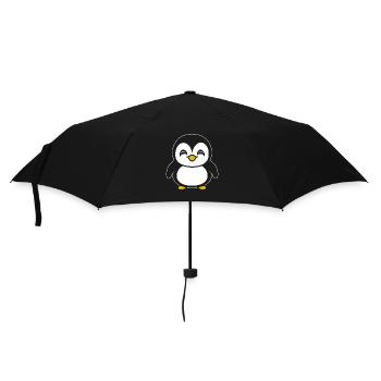 pingouin - Parapluie standard - noir - Devant
