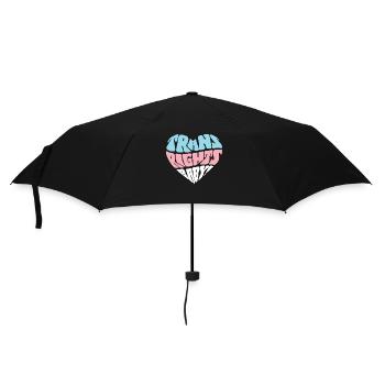 Transgender Trans LGBT Pride - Umbrella (small) - black - Front