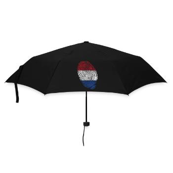 Empreintes digitales du drapeau néerlandais - Parapluie standard - noir - Devant