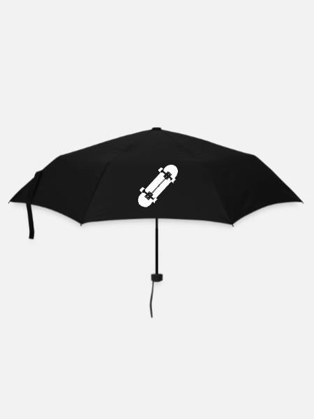 Skateboard Pixel Art - Umbrella (small) - black