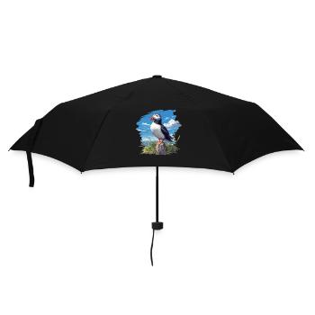 Puffin - Umbrella (small) - black - Front