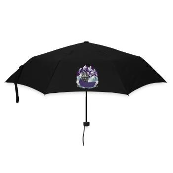 Husky Dog Dogs Maritime Boat Boats Adventure - Umbrella (small) - black - Front