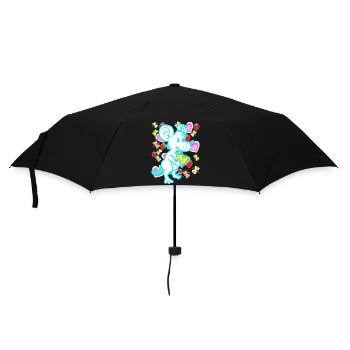 Rétro Souris Rat Souris Rats Enfants Enfant - Parapluie standard - noir - Devant