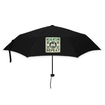 Lesen Zurück Wiederholen - Regenschirm (klein) - Schwarz - Vorne