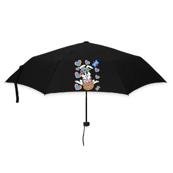 Easter Bunny Easter Bunny Eggs Easter Eggs Easter - Umbrella (small) - black - Front