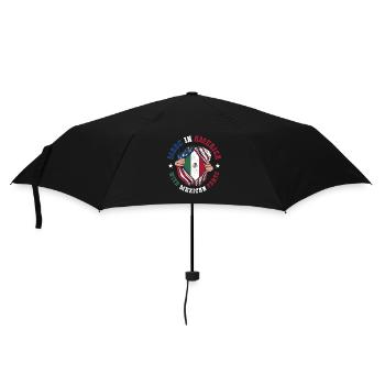 Made In America With Mexican Parts - Regenschirm (klein) - Schwarz - Vorne