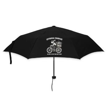Lapin de Pâques Rétro Vintage Style Cottagecore - Parapluie standard - noir - Devant