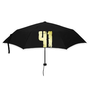 42 Nombre Vintage - Parapluie standard - noir - Devant
