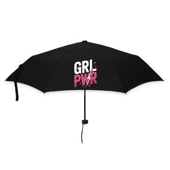 Femmes Pouvoir GRL PWR Fille Patriarcat Féminisme - Parapluie standard - noir - Devant