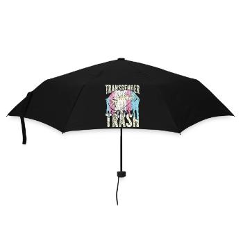 Fierté LGBT transgenre - Parapluie standard - noir - Devant