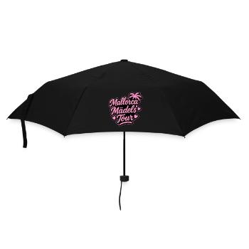 Mallorca Mädels Tour - Regenschirm (klein) - Schwarz - Vorne