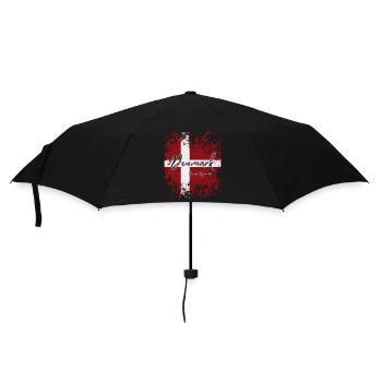 Danish pride, proud Dane - Umbrella (small) - black - Front