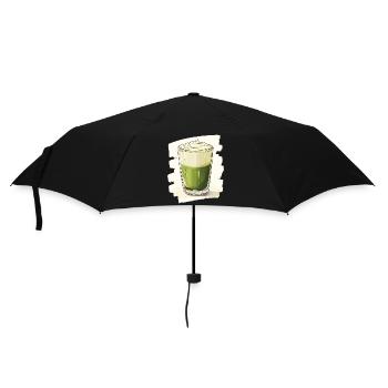 Matcha Latte Lover Green Tea - Umbrella (small) - black - Front