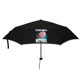 My spirit animal is Mettigel - Umbrella (small) - black - Front