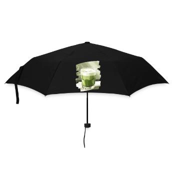 Matcha Latte Lover Green Tea - Umbrella (small) - black - Front