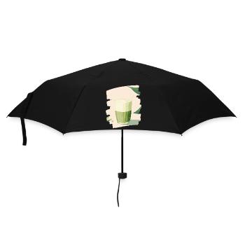 Matcha Latte Lover Green Tea - Umbrella (small) - black - Front