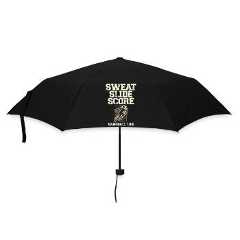 Sweat Slide Score Handball Leben Handball Sport - Regenschirm (klein) - Schwarz - Vorne