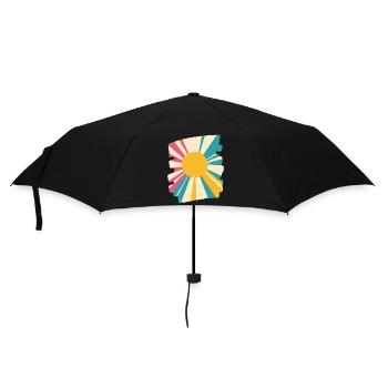 Summer Sun - Umbrella (small) - black - Front