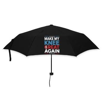 Make My Knee Great Again. Funny Recovery - Umbrella (small) - black - Front