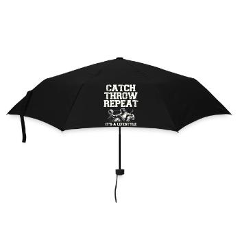 Attraper, lancer, répéter. C’est un style de vie Handball - Parapluie standard - noir - Devant
