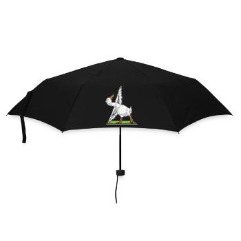 Ente Yoga Fitness Gymnastik - Regenschirm (klein) - Schwarz - Vorne