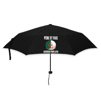 père et fils algérie algérien papa - Parapluie standard - noir - Devant