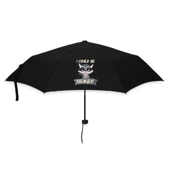 I Could Be Meaner - Umbrella (small) - black - Front
