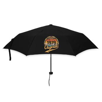 Retro Vintage born in 1979 Vintage 1979 - Umbrella (small) - black - Front