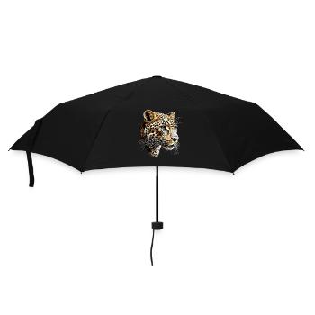Leopard Panther Big Cat Cat Panther Leopard - Umbrella (small) - black - Front