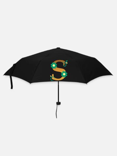 S - Regenschirm (klein) - Schwarz