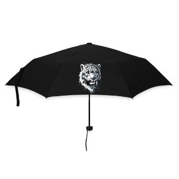 Snow Leopard Panther Big Cat Big Cat Leopard - Umbrella (small) - black - Front