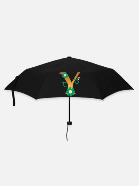 Y - Regenschirm (klein) - Schwarz