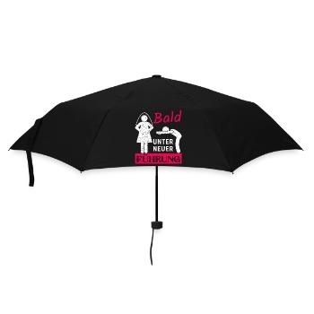 Bald Unter Neuer Führung - Regenschirm (klein) - Schwarz - Vorne