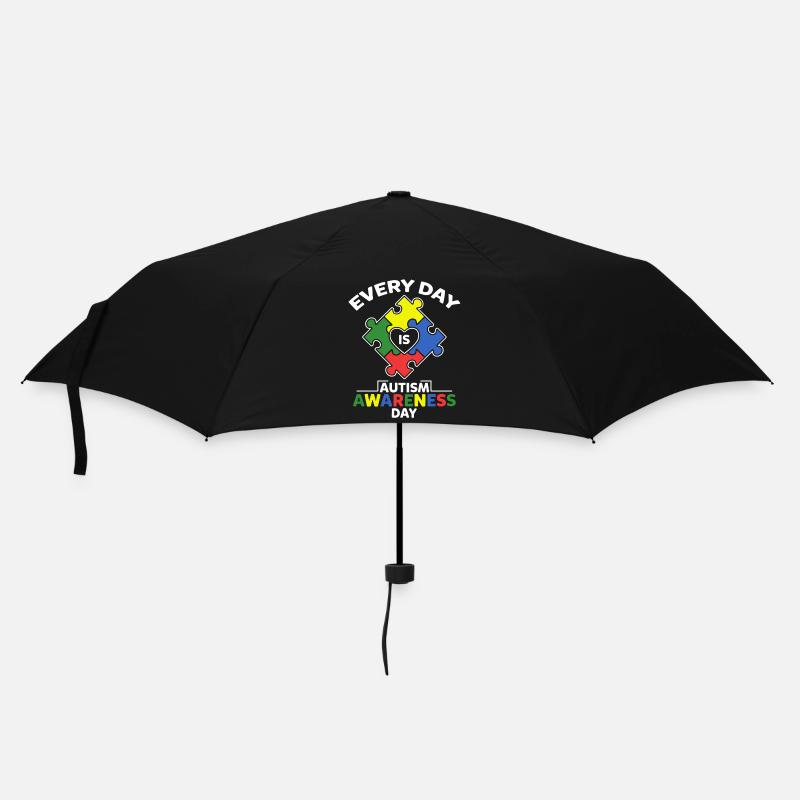 Every Day Is Autism Awareness - Umbrella (small) - black