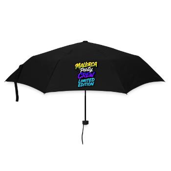 Mallorca Party Crew Coloré - Parapluie standard - noir - Devant