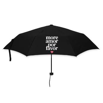 More Amor Por Favor Love Spanish Valentine's Day - Umbrella (small) - black - Front