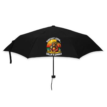 Sasquatch. Chillin' in Jamaica Bigfoot - Parapluie standard - noir - Devant