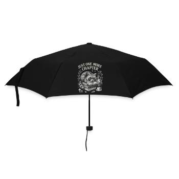 Bookworm: Only one more chapter - Umbrella (small) - black - Front